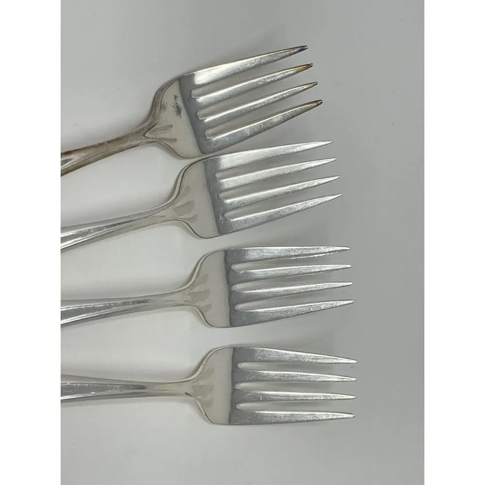 International Rogers EXQUISITE Silverplate 1957 Salad Forks 6 1/8” Set Of 4